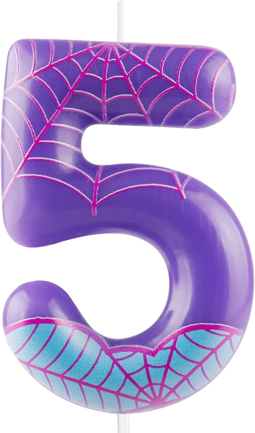 Hltpt Purple Spider 3rd Birthday Candles Spider Themed Number 3 Candle ...