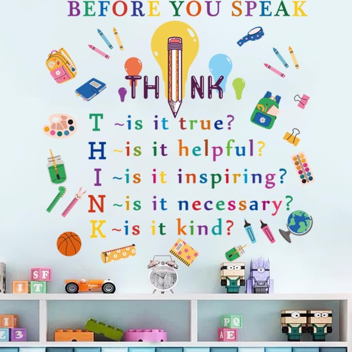 Hltser Colorful Inspirational Quotes Wall Decals Motivational Phrases ...