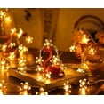 thumbnail image 1 of Flower String Lights Plug in, 16ft 50 LED Cherry Blossom Fairy String Lights Warm White for Party Birthday Wedding Christmas Home Decoration, 1 of 7