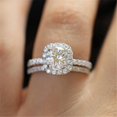 thumbnail image 1 of Hlzmart Rings for Women Non Tarnish Rings Zircon Rings Ladies Gift Jewelry Girls Rings Wedding Rings Rings for Women (Buy 2 Get 1), 1 of 3