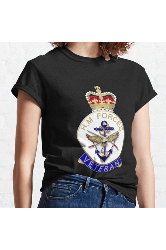 Hm Forces Badge British Classic T-shirt