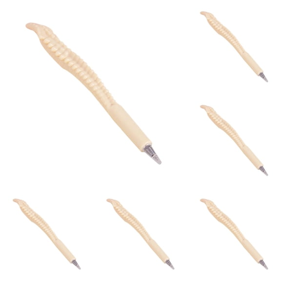 HmNPlay 10 Pcs Realistic Bone Pens Novelty Skeleton Finger Ballpoint Pen Set 0.7mm Blue Ink Smooth Writing for Nurse Doctor Medical Gift Halloween Party Favor, 5 Assorted Designs