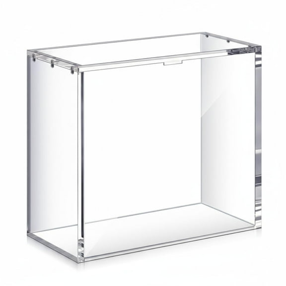 HmNPlay Acrylic Display Case for Elite Trainer Box ETB Protective Holder TCG Booster Storage Stackable Clear Box for Trading Card Games Dustproof Collector Organizer