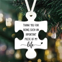 HmNPlay Acrylic Puzzle Pendant Christmas Tree Keepsake Ornament Friendship Gift 1-Count 11x7.9x3cm
