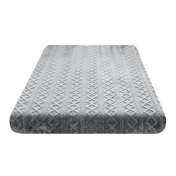 HmNPlay Deep Winter Warmth King Size Fitted Sheet, Heavyweight Flannel Fleece Mattress Protector with 360° Elastic, Wrinkle Shrink Resistant, Soft Thermal Bed Sheet for Cold Nights