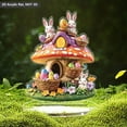 thumbnail image 1 of HmNPlay Easter Bunny Egg 3D Acrylic Desktop Ornament - Kids Safe Home Decor with Non Slip Base, Spring Tabletop Display for Gift Basket & Holiday Decorating (Ready to Gift)​, 1 of 9