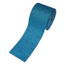 HmNPlay Glitter Christmas Ribbon for Tree Decorations, Polyester Craft Ribbon with Lace Edge for Gift Wrapping, Holiday Bows, Wreaths and Party Decorations