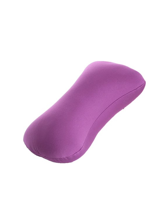 Microbead Neck Pillow Bone Shaped Headrest Cushion Soft Tube Bolster Support Roll Pillow for Sleeping Car Home Sofa Travel Back Pain Relief