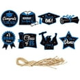 thumbnail image 1 of HmNPlay Pre-Assembled Graduation Decorations Hanging Swirls & GRAD Banner - Easy to Hang Party Decor for Classroom Home Grad Celebration, 1 of 3
