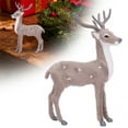 thumbnail image 1 of HmNPlay Simulation Sika Deer Figurine Desktop Ornament Christmas Elk Statue Wedding Decoration Realistic Animal Model Stable Base Home Living Room Decor (1 Included), 1 of 9