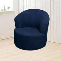 HmNPlay Stretch Armchair Slipcover for Barrel Swivel Chairs Modern Round Club Chair Cover Elastic Sofa Couch Protector Washable Furniture Cover for Living Room Home Decor