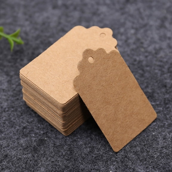 HmNPlay Wedding Favour Tags Blank Gift Tags with Pre-punched Hole Hang Tags for Party Favors Place Name Cards and Decorative Craft Labels