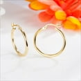 thumbnail image 1 of HmNPlay Large Hoop Earrings for Women Exaggerated Statement Fashion Jewelry Lightweight Big Circle Loops Trendy Korean Style Simple Elegant Valentine's Day Gift for Her Wife, 1 of 3