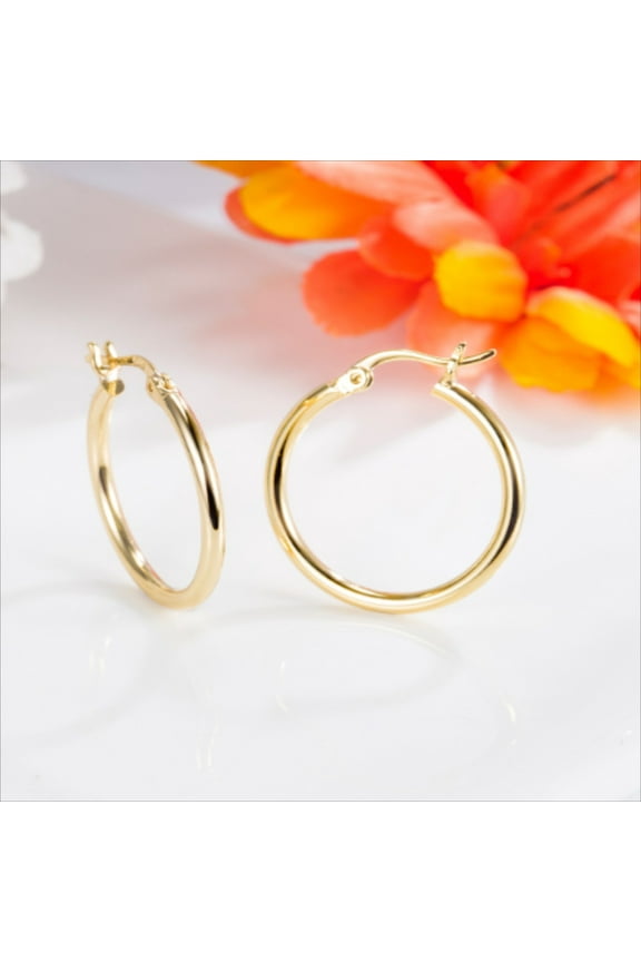 Large Hoop Earrings for Women Exaggerated Statement Fashion Jewelry Lightweight Big Circle Loops Trendy Korean Style Simple Elegant Valentine's Day Gift for Her Wife