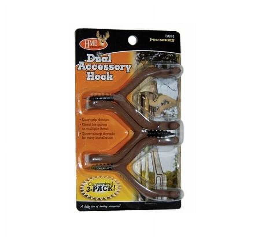 Hme Accessory Hook, Hme Dah3 Dual Acc Hook 3pk