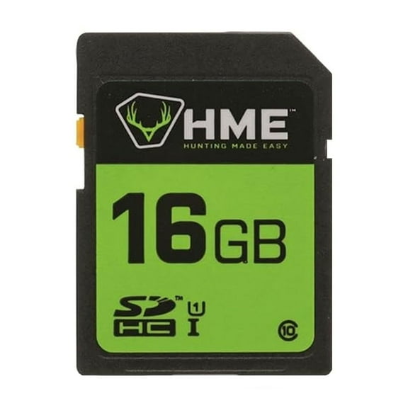 HME SD Memory Card, 16GB, 1pk, Gray