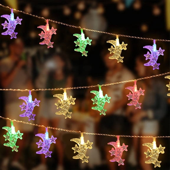 Hmgxay 10.4Ft LED Christmas String Lights, Decorative Holiday Fairy Lights with Colorful Illumination, Battery-Operated Twinkling Lights for Indoor and Outdoor Use(Multicolor)