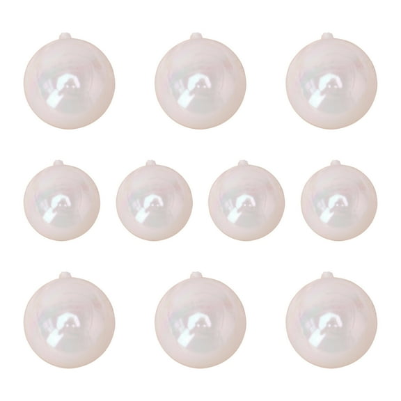 Hmgxay 10PC 2" Cake Decoration Balls, Pearlized Foam Balls for Custom Cake Designs, Colorful Dessert Ornaments, Beautiful Baking Accessories for Celebrations