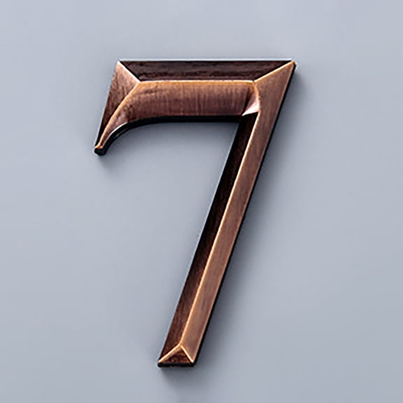 Hmgxay 2.8" Mailbox Numbers, Self-Adhesive Address Numbers for Home, Metal House Numbers for Indoor or Outdoor Use, Decorative Numerals for Streets or Mailboxes