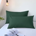 thumbnail image 1 of Hmgxay 2 Pack Cooling Body Pillowcase, Breathable Velvet Soft Pillow Cover for Hot Sleepers, Temperature Regulating Full-Length Pillowcase for Night Sweats and Comfortable Rest, 18.90x29.13in(Green), 1 of 6