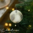 thumbnail image 1 of Hmgxay 3.1" Fabric Christmas Balls, Colorful Tree Ornaments, Hanging Christmas Decorations, Festive Tree Pendants(White), 1 of 5
