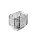 thumbnail image 1 of Hmgxay 50pcs Aluminum Foil Pans, Disposable Baking Trays for Cakes, Rectangular Bakeware for Brownies, Heavy Duty Cookware for Meatloaf and Lasagna, 1 of 5