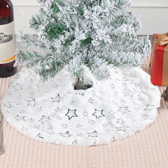 Hmgxay Christmas Tree Skirt, Elegant Holiday Tree Cover for Festive Decor, Cozy Christmas Tree Base Wrap for Seasonal Celebrations, Decorative Tree Mat for Yuletide Gatherings