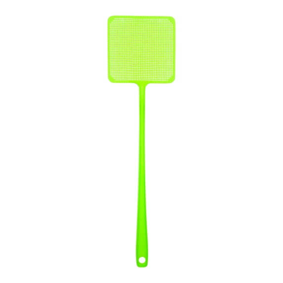 Hmgxay Colorful Fly Swatter, Handy Insect Zapper with Extended Handle, Durable Summer Fly Killer, Lightweight Plastic Fly Dispenser(Green)