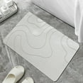 thumbnail image 1 of Hmgxay Diatomaceous Earth Bath Mat Non-Slip Super Absorbent Stone Bath Mats for Bathroom Quick Drying Diatomite Stone Shower Mat Large Natural Easy to Clean(16x24 Inches,White), 1 of 6