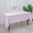 thumbnail image 1 of Hmgxay Disposable Tablecloth, Single-Use Plastic Table Cover for Parties, Waterproof and Oil-Proof Table Protection, Convenient Disposable Table Linen for Birthdays and Events(Pink), 1 of 6