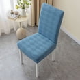 thumbnail image 1 of Hmgxay Elastic Chair Cover, Stretchable Dining Chair Protector with 360-Degree Coverage, Soft Flock Fabric Chair Cushion for Home Furniture(Blue), 1 of 6