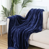 Hmgxay Flannel Fleece Microfiber Throw Blanket, Cozy Lightweight Couch Bed Blanket, Super Soft Warm Solid Color Blanket, All Seasons Comforter(39.4x55.1 Inches)