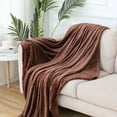 thumbnail image 1 of Hmgxay Flannel Fleece Microfiber Throw Blanket, Cozy Lightweight Couch Bed Blanket, Super Soft Warm Solid Color Blanket, All Seasons Comforter(39.4x55.1 Inches), 1 of 8
