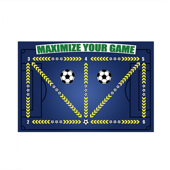 Hmgxay Football Training Mat, Indoor Football Skills Development Mat, Anti-Slip Diatom Mud Fitness Pad, Multi-Size Sports Control Step Performance Rug(20x32 Inches)