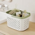 thumbnail image 1 of Hmgxay Hand Held Wash Basket, Multifunctional Bath Organizer with Breathable Design, Durable Shower Caddy for Toiletries, Efficient Storage Solution for Bathroom Essentials(White), 1 of 6