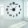 thumbnail image 1 of Hmgxay Large Wall Clock, DIY Acrylic Clock Sticker Set, Replacement Quartz Clock Kit, Modern Living Room Wall Decoration(Black), 1 of 4