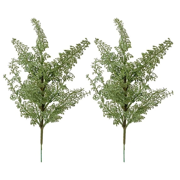 Hmgxay Norfolk Christmas Branches, 12-Inch Faux Holiday Stems for DIY Decor, Realistic Artificial Greenery for Indoor and Outdoor Festive Arrangements