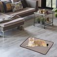 thumbnail image 1 of Hmgxay Pet Cooling Mat, Portable Ice Silk Dog Chilling Pad, Washable Summer Pet Comfort Blanket, Self-Cold Dog Bed Liner for Dogs and Cats(Coffee), 1 of 6