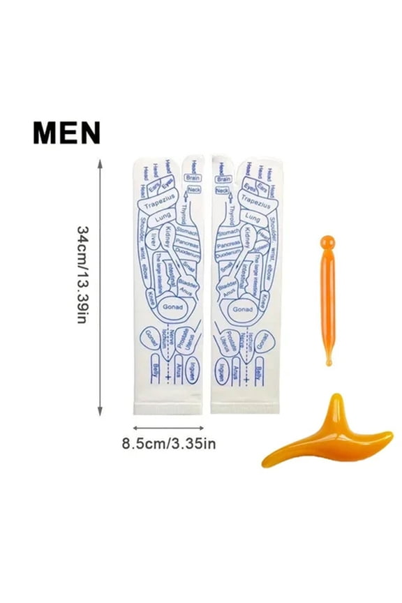 Reflexology Foot Socks, Acupressure Reflexology Socks with Built-In Massage Tools, Foot Reflexology Socks for Enhanced Circulation and Stress Relief
