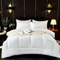 thumbnail image 1 of Hmgxay All Season Down Comforter, Lightweight Year-Round Quilted Bedspread, Soft and Breathable Duvet, Machine Washable Cozy Bedding(59.1x78.7 Inches), 1 of 6