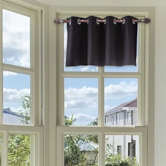 Hmgxay Short Curtains, Light Blocking Short Drapes with Elegant Design, Opaque Kitchen Curtain Panels for Privacy, Versatile Window Treatments for Home Decor(Black)