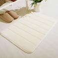 thumbnail image 1 of Hmgxay Soft Memory Foam Bath Mat, Plush Bathroom Rug, Absorbent Floor Mat, Non-Slip Shower Rug for Home Decor(20"x32",White), 1 of 6