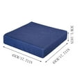 thumbnail image 1 of Hmgxay Sponge Sofa Cushion, 18"x18" Velvet Window Seat Pad, Warm Tatami Chair Pad, 1 of 6
