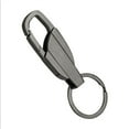 thumbnail image 1 of Hmgxay Stainless Steel Keychain, Durable Metal Key Ring for Car Keys, Thickened Pendant Key Holder for Men, Fast Hanging Accessory for Daily Use(Black), 1 of 5