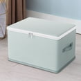 thumbnail image 1 of Hmgxay Storage Box, Non-Woven Double Zip Organizer for Clothes, Folding Storage Container with Lid, Versatile Cloth Storage Solution for Home or Dormitory, 1 of 6