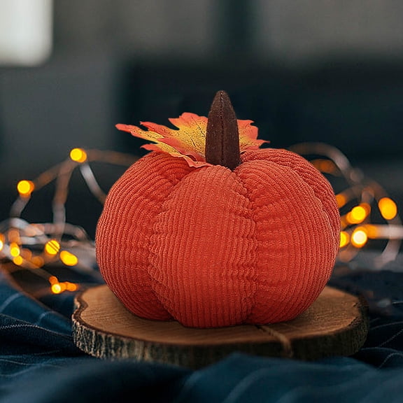 Hmgxay Thanksgiving Day Pumpkin Decoration, Decorative Knitted Fabric Pumpkin Tabletop Props, Exquisite Artificial Pumpkin Home Decor, Mercery Rope Pumpkin Accessories for Thanksgiving