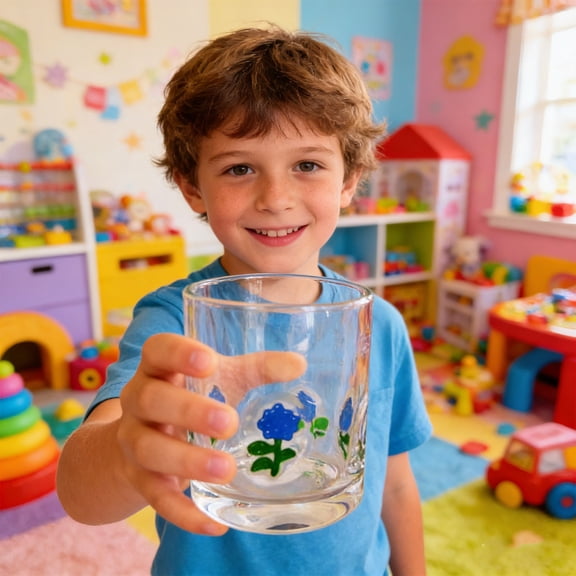 Hmgxay Vintage-style Embossed Lemon Glass, Colorful Polka Dot Drinkware, Decorative Polka Glass, Elegant Beverage Container, Chic Drinking Vessel