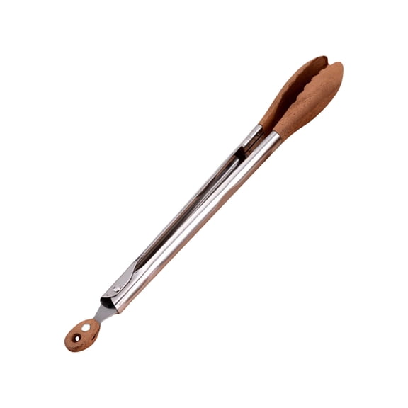 Hmgxay Walnut Food Clip, 9-Inch Walnut Serving Tongs, Kitchen Claw Utensil, Wooden Gripper for Cooking and Serving