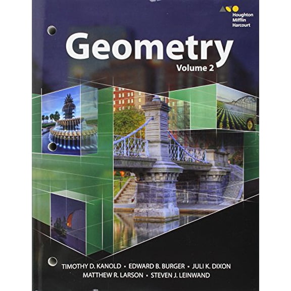 Pre-Owned Hmh Geometry: 2 Paperback Houghton Mifflin Harcourt