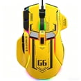 thumbnail image 1 of Hmhnsya G6 Wired RGB Ergonomic Gaming Mouse, 12 Programmable Buttons, 1 of 8
